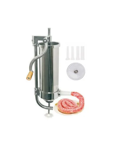 Aparat vertical de facut carnati Inox capacitate 1,25 Kg