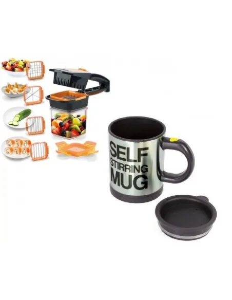 FELIATOR PROFESIONAL , RAPID, PRACTIC , 5 IN 1, NICER DICER +  Cana cu amestecare automata Self Mug