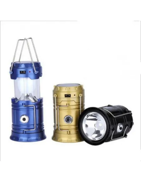 Felinar solar LED reincarcabil - foarte simplu de utilizat, fiind ideal pentru a fi folosit in vacante, camping, pescuit