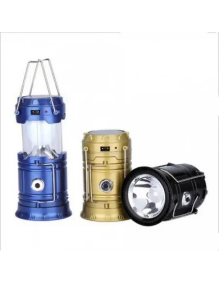 Felinar solar LED reincarcabil - foarte simplu de utilizat, fiind ideal pentru a fi folosit in vacante, camping, pescuit