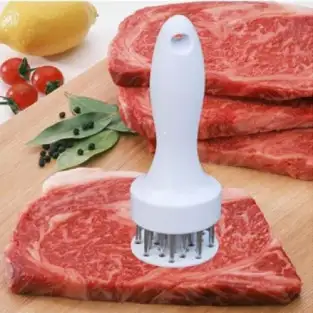 Fragezitor carne, cu tije de inox, pentru fripturi delicioase, suculente 2