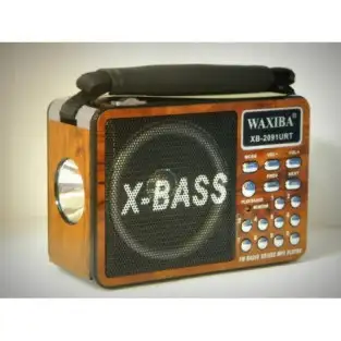 Mini radio dotat cu MP3 si lanterna Waxiba XB-2091URT