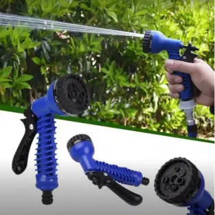 Furtun de gradina extensibil la 30 m + pistol cadou