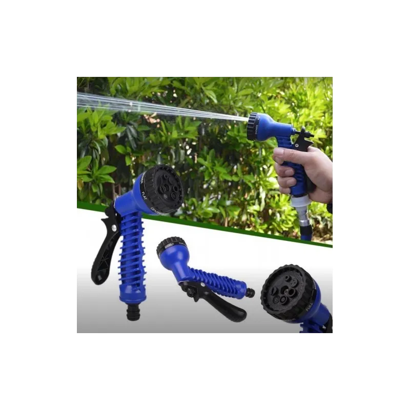 Furtun de gradina extensibil la 30 m + pistol cadou