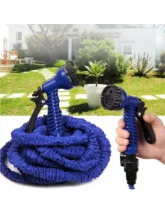 Furtun de gradina extensibil la 60 m + pistol cadou