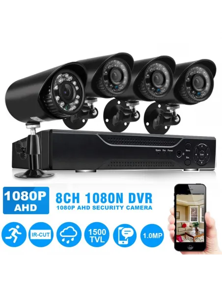 Kit supraveghere 4 camere CCTV Ahd