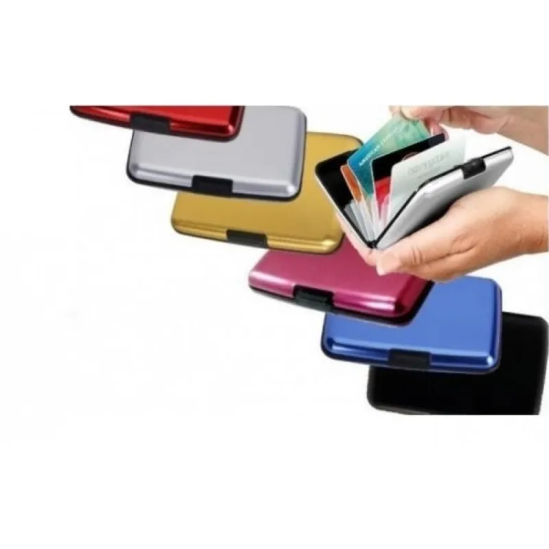 Pachet 2 x Portofele de aluminiu pentru carduri