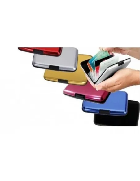 Pachet 2 x Portofele de aluminiu pentru carduri