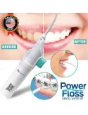 1+1 Gratis: Aparat curatare interdentara irigator bucal Power Floss