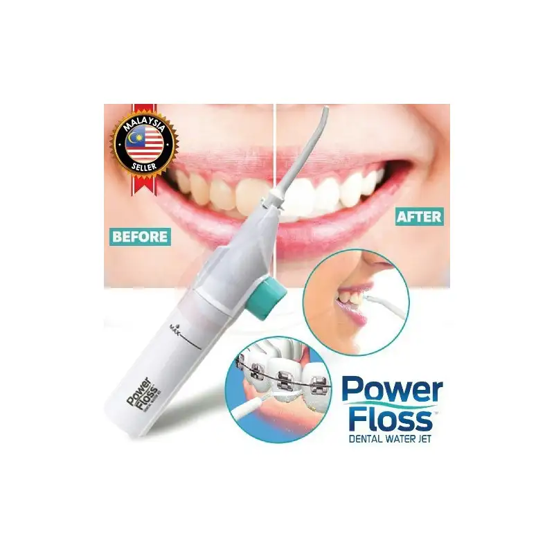 1+1 Gratis: Aparat curatare interdentara irigator bucal Power Floss