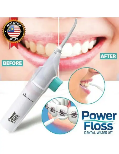 1+1 Gratis: Aparat curatare interdentara irigator bucal Power Floss