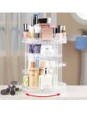 Organizator rotativ cosmetice supraetajat