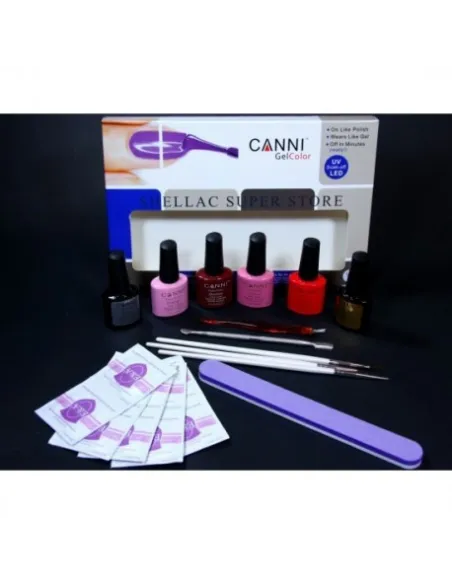Set manichiura Shellac Canni cu oja permanenta inclusa
