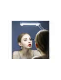 Lampa neon LED, cu ventuze, pentru machiaj