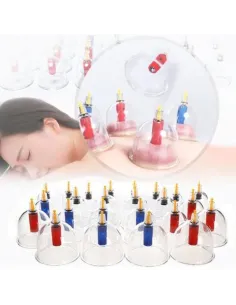 Set de 6 ventuze medicinale cu vacuum