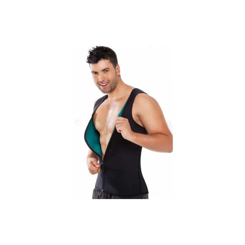 Tricou - vesta modelatoare din neopren - pentru barbati