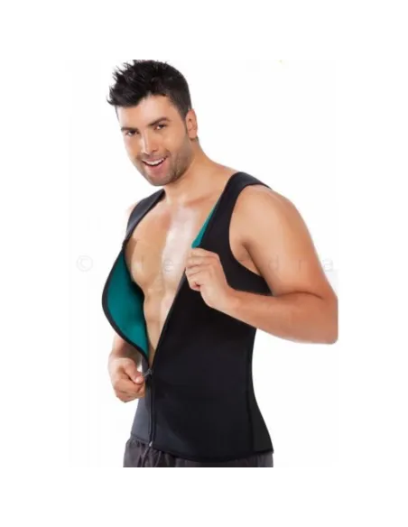 Tricou - vesta modelatoare din neopren - pentru barbati