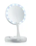 Oglinda pliabila, iluminata cu LED-uri red-mag.ro