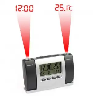 Ceas cu dubla proiectie pe tavan ora si temperatura red-mag.ro 2