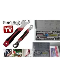 Set doua chei universale, Snap Grip + trusa completa cu 40 chei tubulare