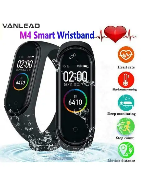 Bratara fitness smartband M4 , Bluetooth, OLED, IP67, ritm cardiac, notificari apeluri