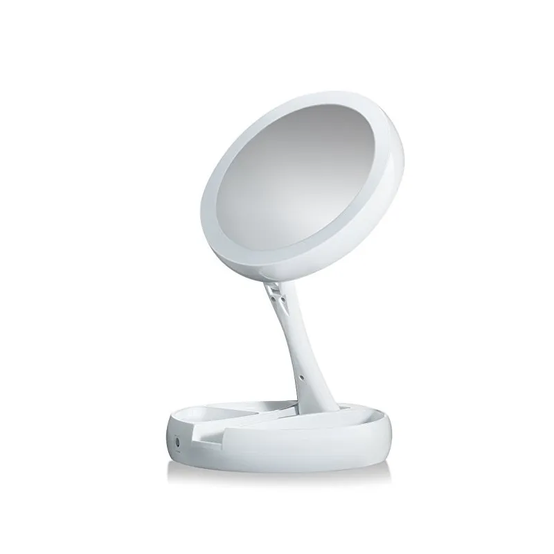 Oglinda pliabila, iluminata cu LED-uri red-mag.ro