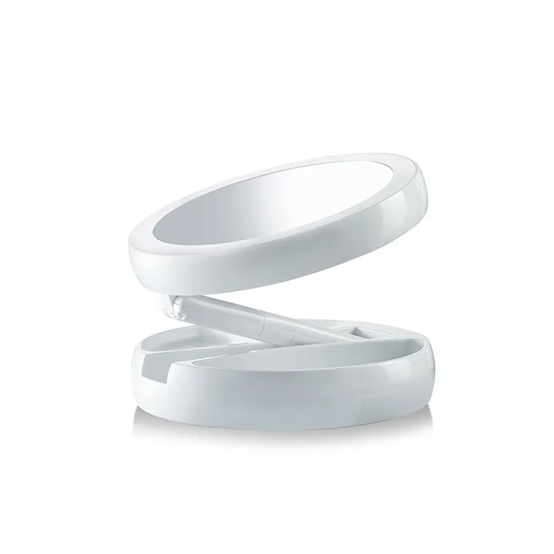 Oglinda pliabila, iluminata cu LED-uri red-mag.ro