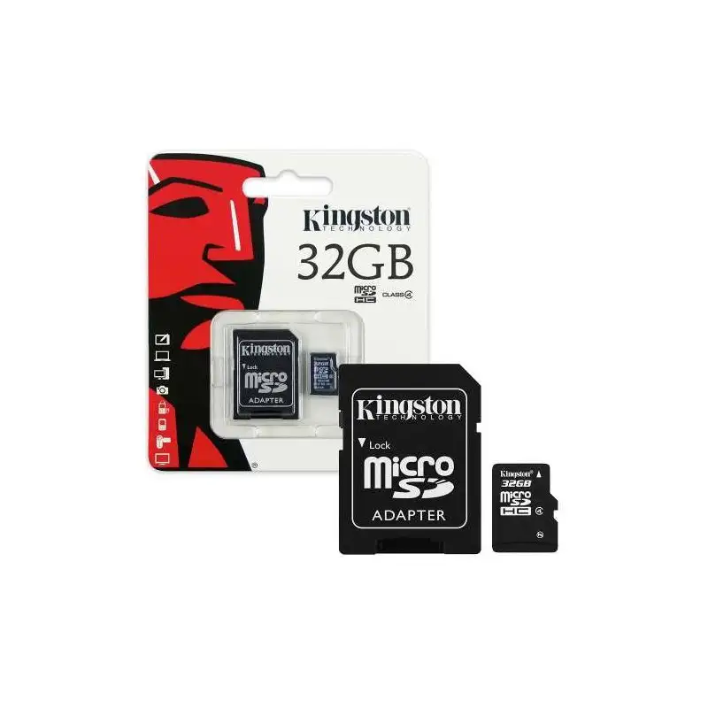 Card de memorie Micro SD capacitate 32 GB clasa 10 UHS-I, 80 MBs cu adaptor