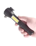 Lanterna 4in1 reincarcabila LED COB de urgenta pentru masina