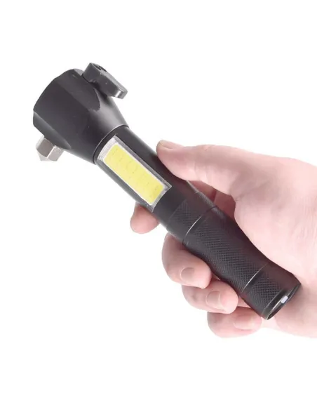 Lanterna 4in1 reincarcabila LED COB de urgenta pentru masina