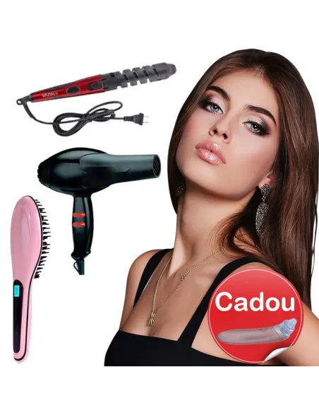 Pachet Promotional Coafura + Aparat pentru caratarea tenului cadou