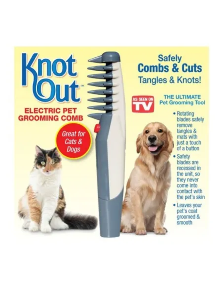 Perie pentru indepartare par caini si pisici Knot Out