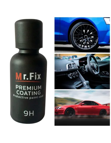 Solutie 9H strat hidrofob de protectie pentru auto
