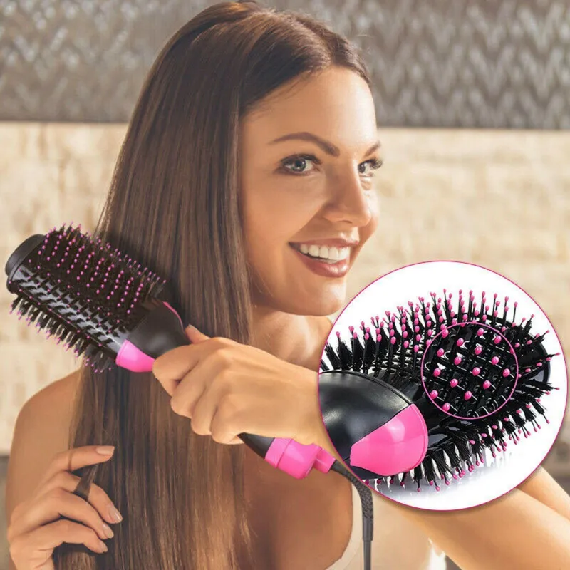 Perie fixa cu aer cald, 1000 W, One Step 3 in 1 red-mag.ro