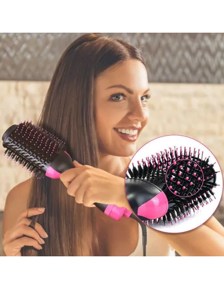 Perie fixa cu aer cald, 1000 W, One Step 3 in 1 red-mag.ro