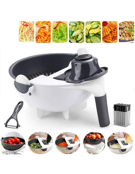 Feliator de legume cu strecurator, Vet Basket