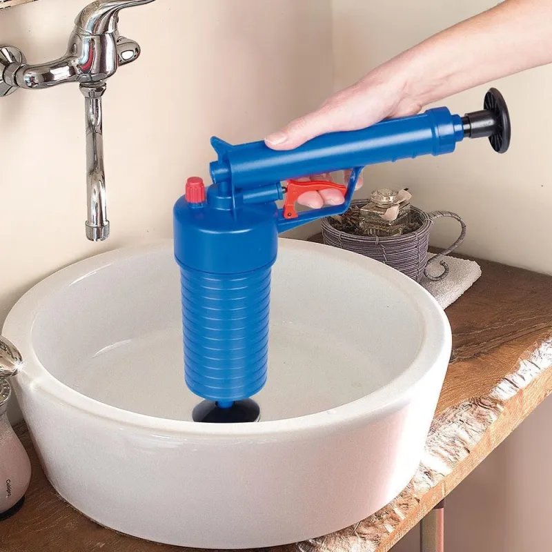 Pistol cu aer comprimat pentru desfundat scurgerile red-mag.ro