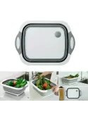 Tocator multifunctional, pliabil, cu dop, 40 x 30 x 3 cm
