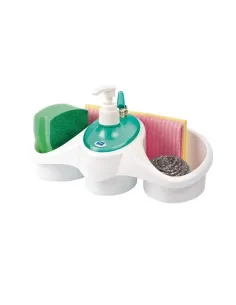 Dispenser detergent vase cu suport pentru burete red-mag.ro