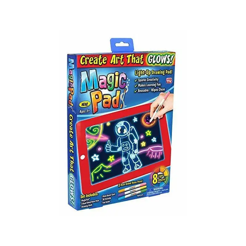 Tableta desen Magic Pad 8 efecte luminoase red-mag.ro