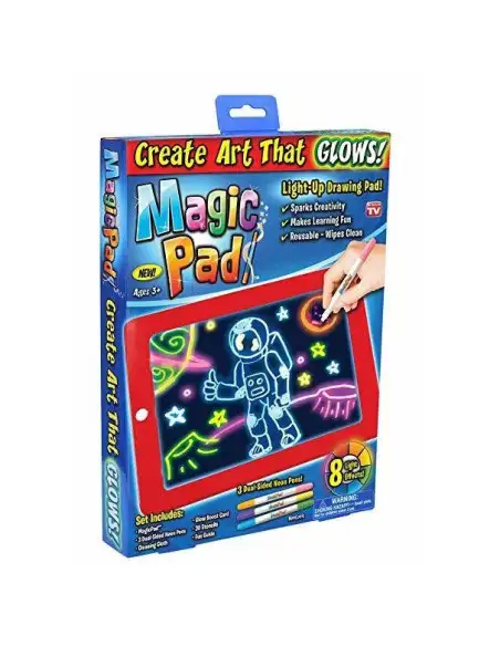Tableta desen Magic Pad 8 efecte luminoase red-mag.ro