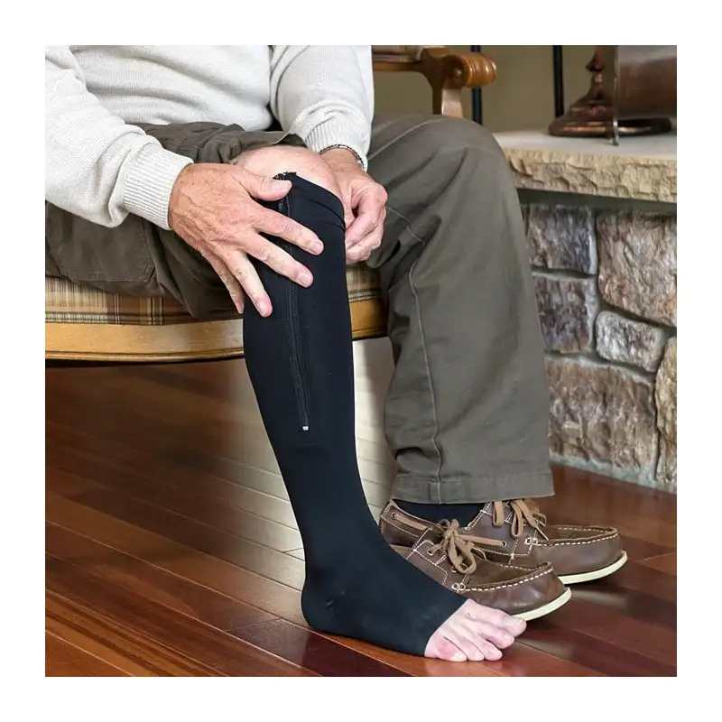 Sosete compresive - ciorapi medicinali - culoare negru