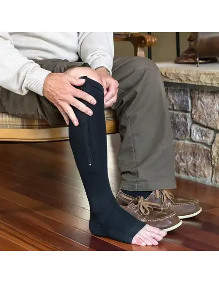 Sosete compresive - ciorapi medicinali - culoare negru