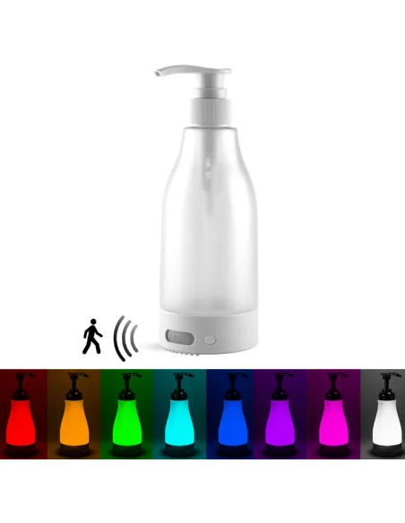 Dozator de sapun cu lumina LED, 400 ml, senor de miscare