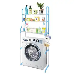 Raft depozitare peste toaleta, 3 polite, etajera baie red-mag.ro