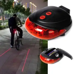 Stop bicicleta cu proiectie laser red-mag.ro