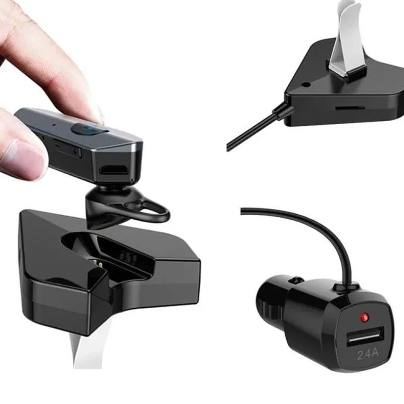 Casca handsfree cu microfon, Car Kit cu dock de incarcare auto