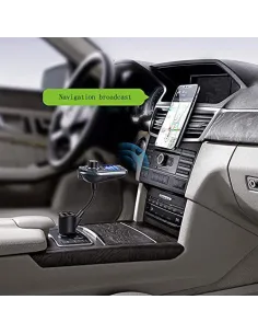Car Kit Bluetooth D5 MP3 Player, Radio, Audio, Fast USB Charger