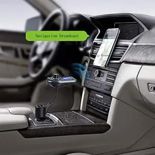 Car Kit Bluetooth D5 MP3 Player, Radio, Audio, Fast USB Charger