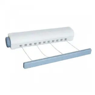 Suport de rufe retractabil de perete, argintiu red-mag.ro